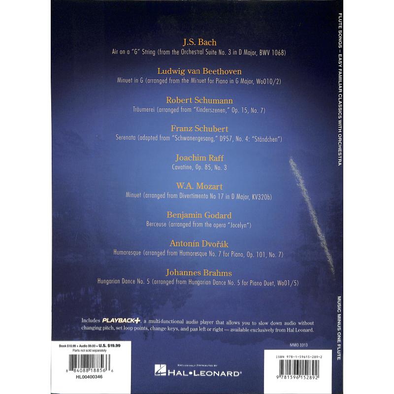 Flute song - easy familiar classics