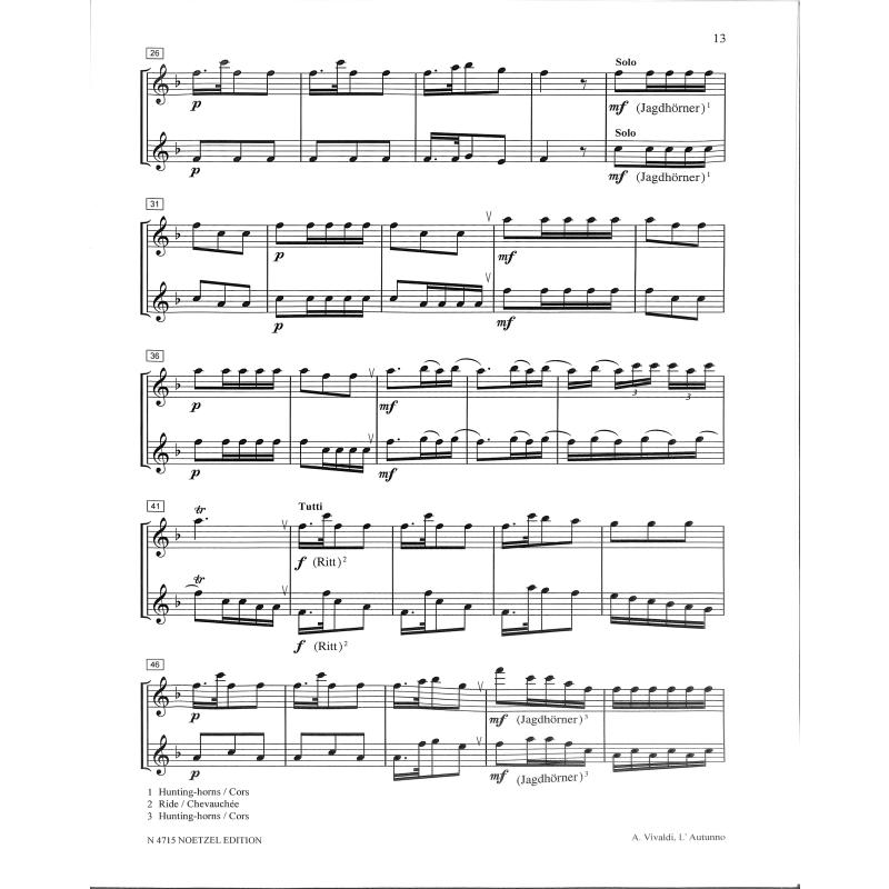 Concerto F-Dur op 8/3 RV 293 P 257 F 1/24 (L'autumno - der H