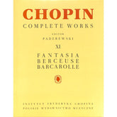 Fantasia Berceuse Barcarolle