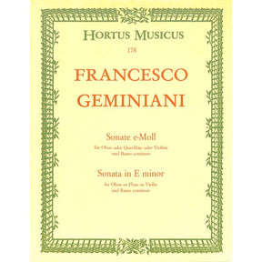 Sonate e-moll
