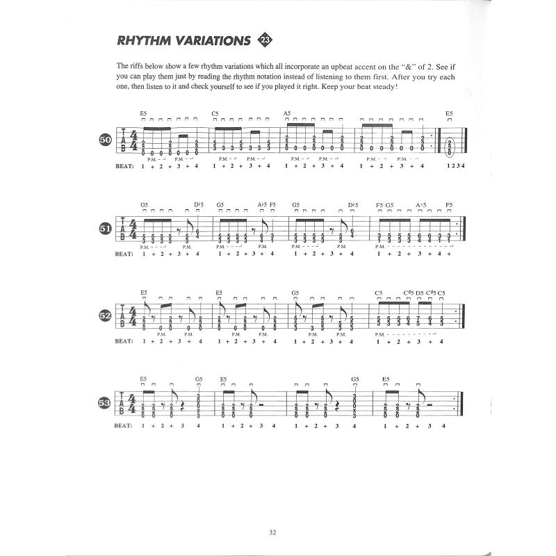 Metal rhythm guitar 1
