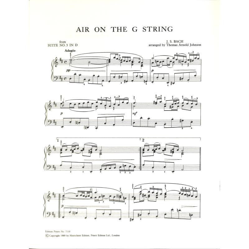 Air (Orchestersuite 3 D-Dur BWV 1068)