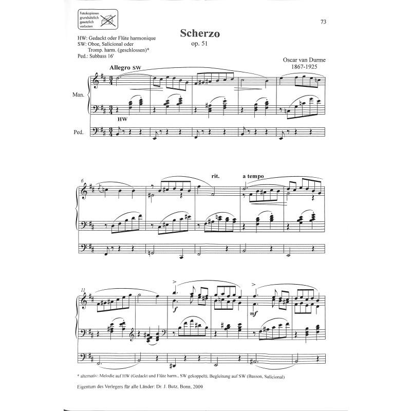 Scherzi in der Orgelmusik