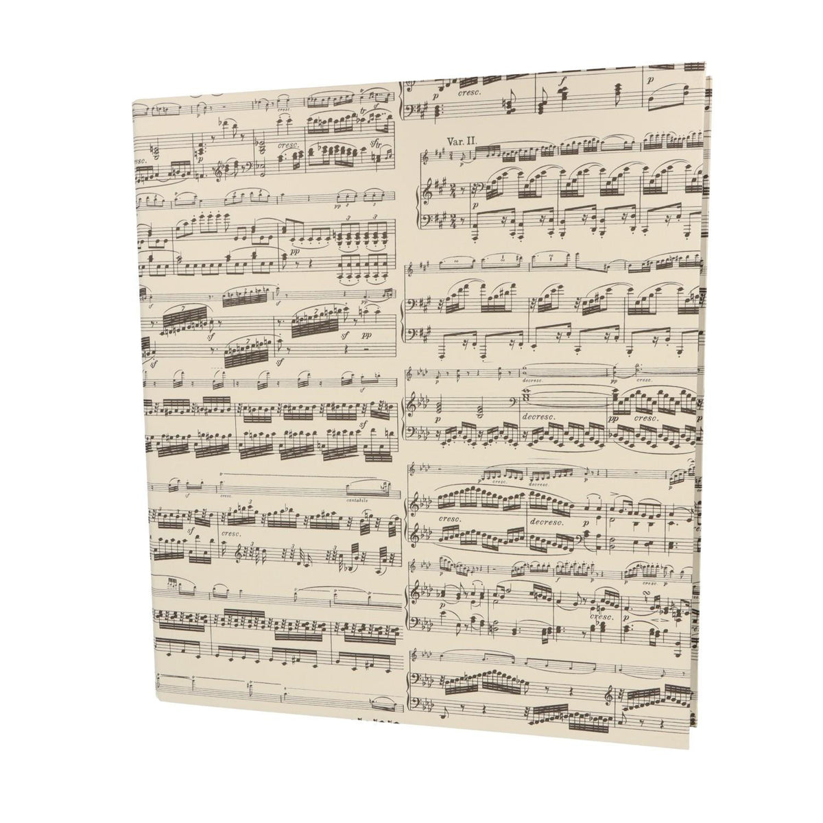 Ringordner Notenlinie schwarz