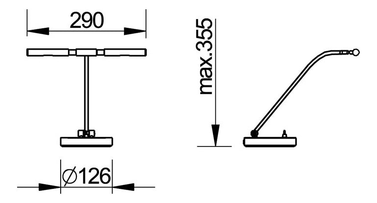 L9434 Pianoleuchte PIANOFORTE