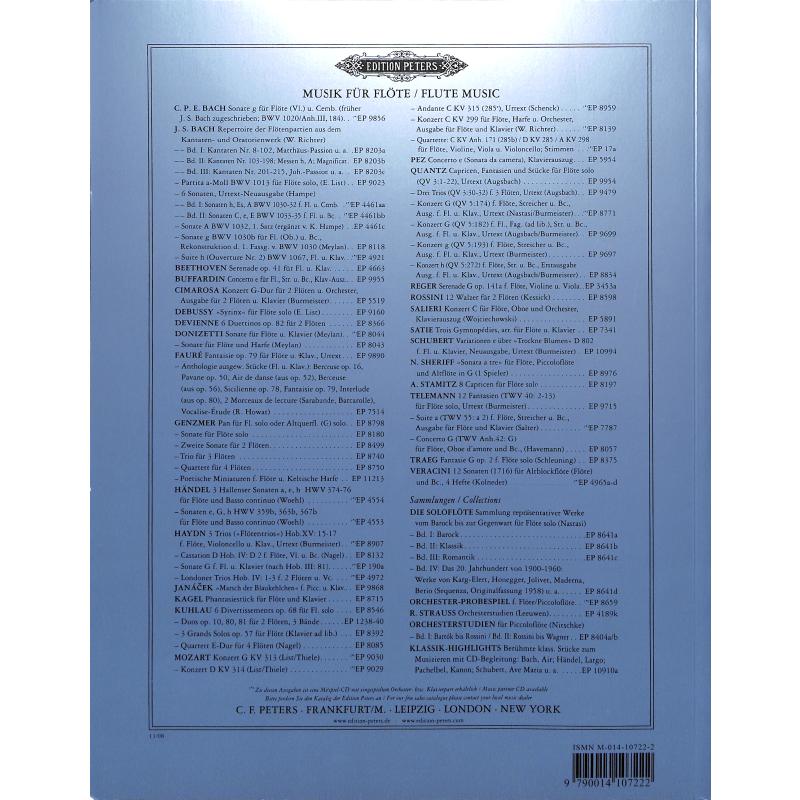 Die Soloflöte 4 - Kompositionen von 1900-1960