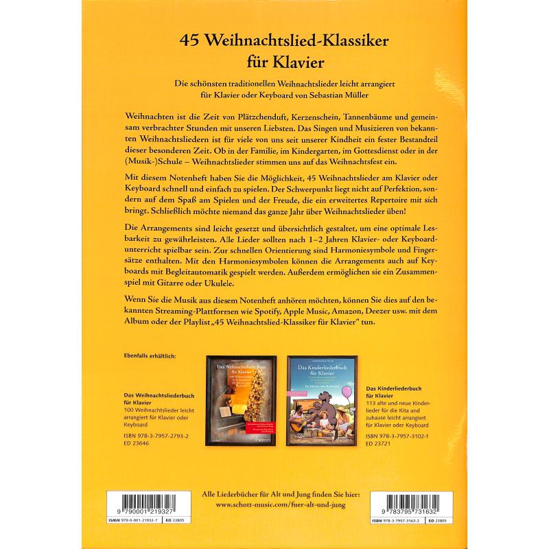 45 Weihnachtslied Klassiker