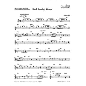 Blue clarinet + saxophone duets