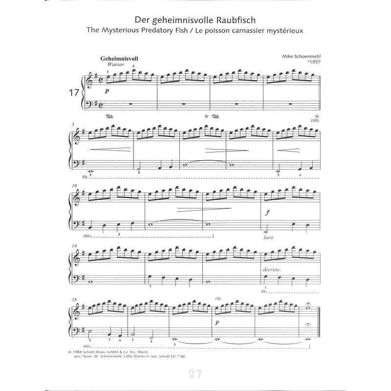 Tiere - 30 leichte Klavierstücke