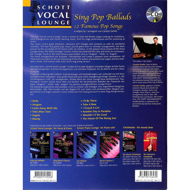 Sing Pop ballads