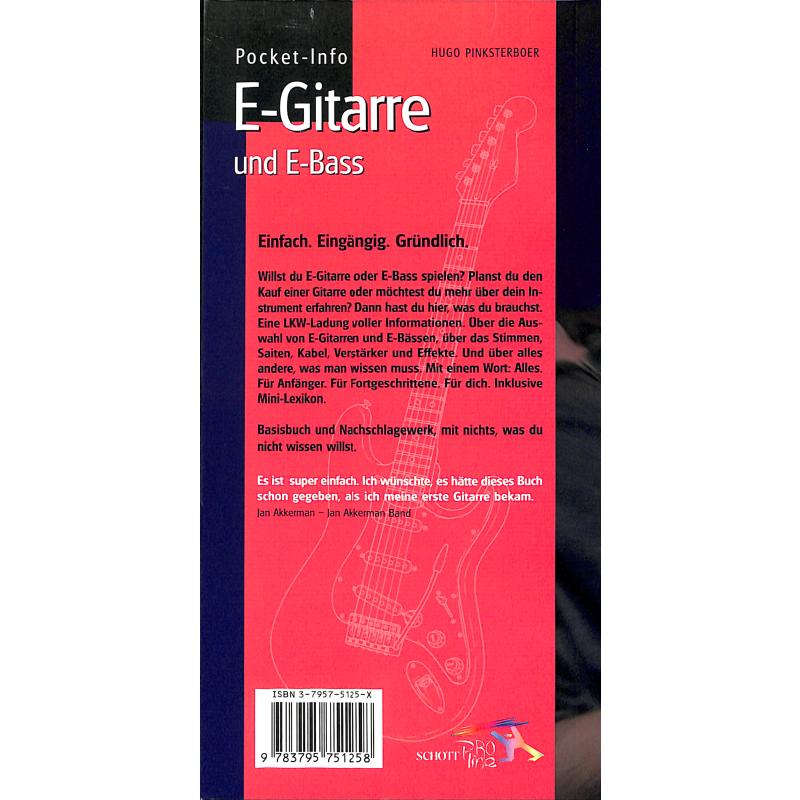 Pocket Info - E-Gitarre und E-Bass