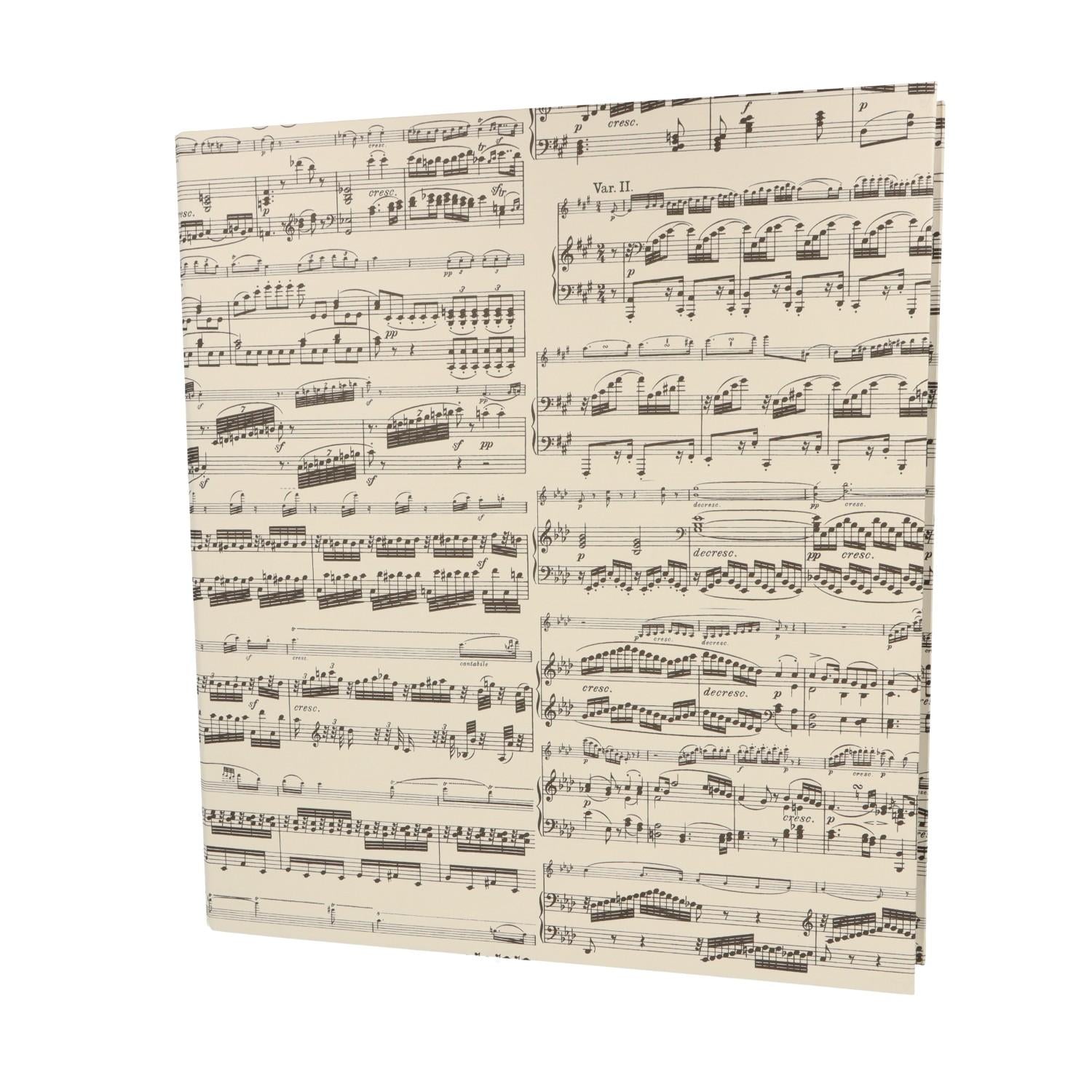 Ringordner Notenlinie schwarz