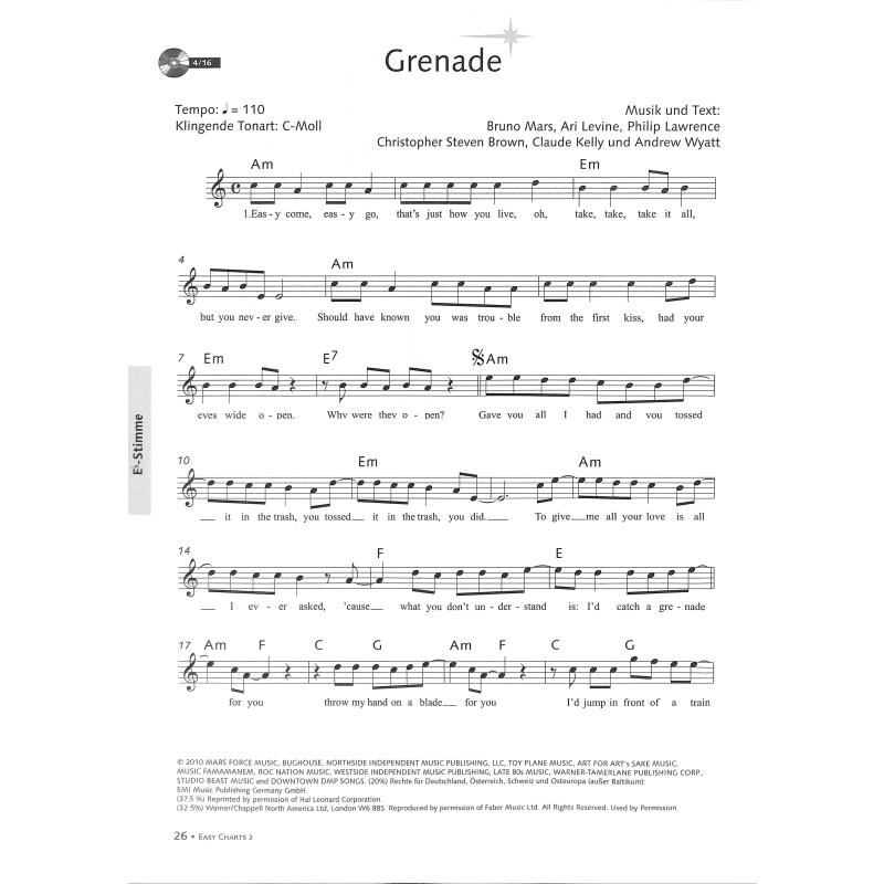 Easy charts play along 2