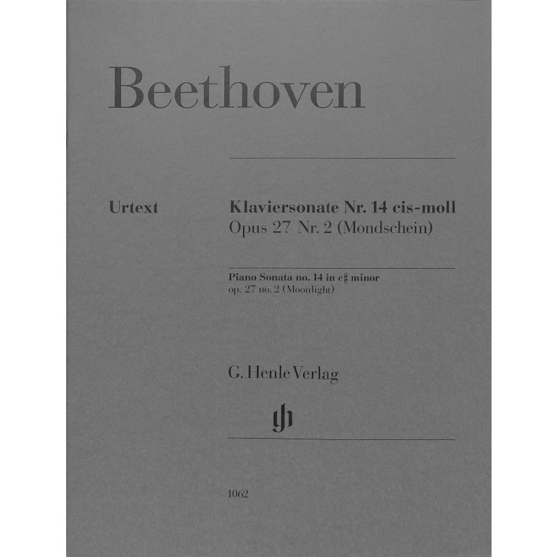 Sonate 14 cis-moll op 27/2 (Mondscheinsonate)