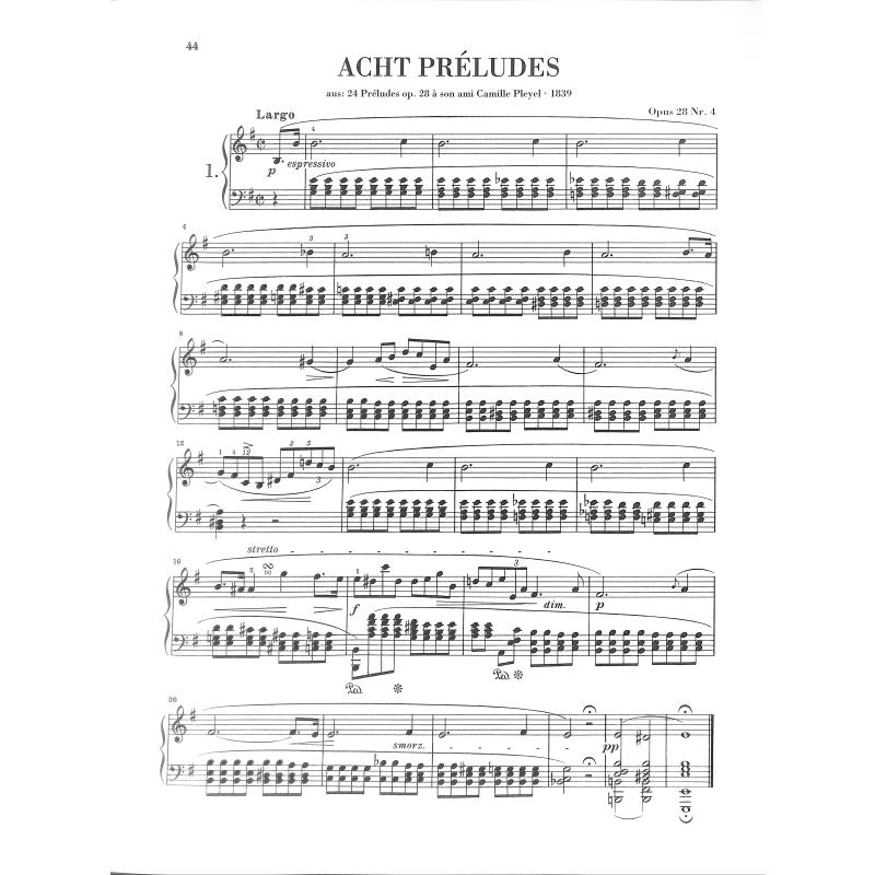 Ausgewählte Klavierwerke