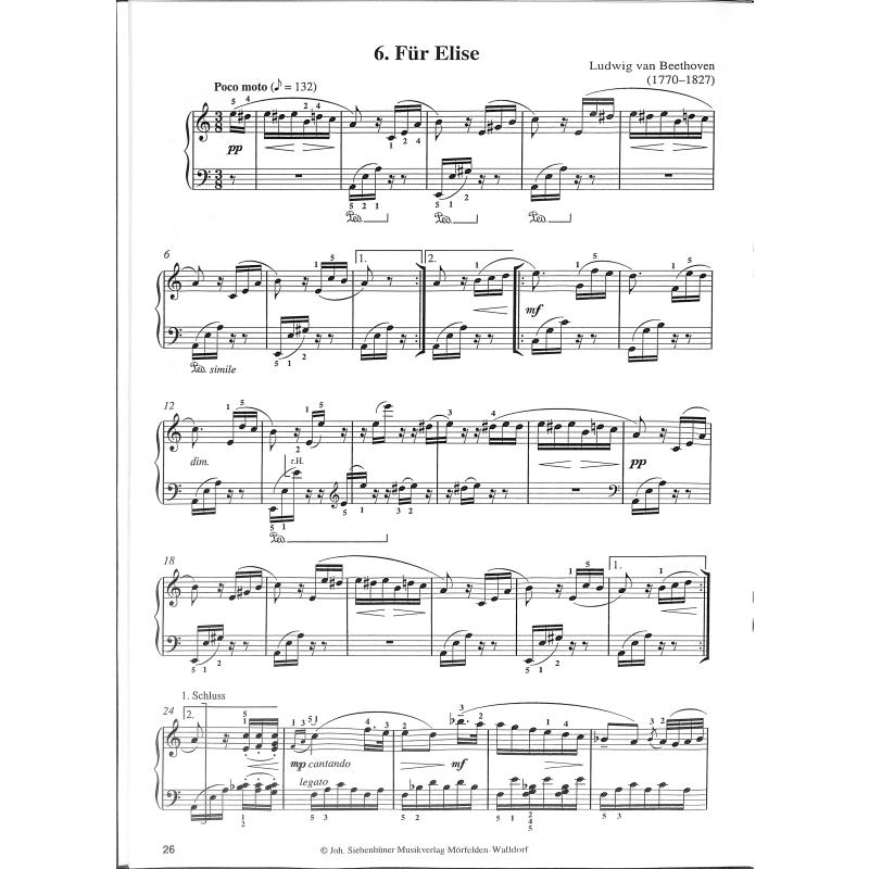 Berühmte Klaviermusik 1