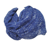 Schal NOTEN royalblau