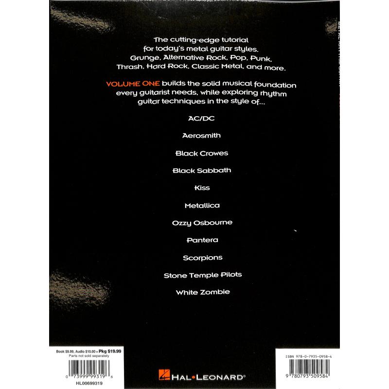Metal rhythm guitar 1