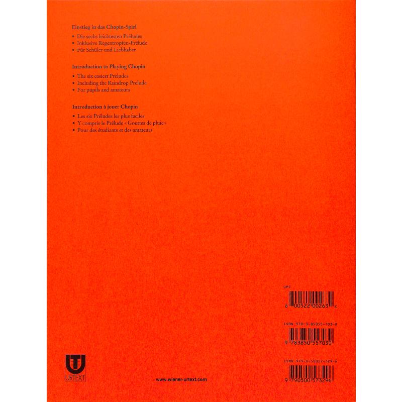 Die leichtesten Preludes op 28/4 6 7 9 15 20