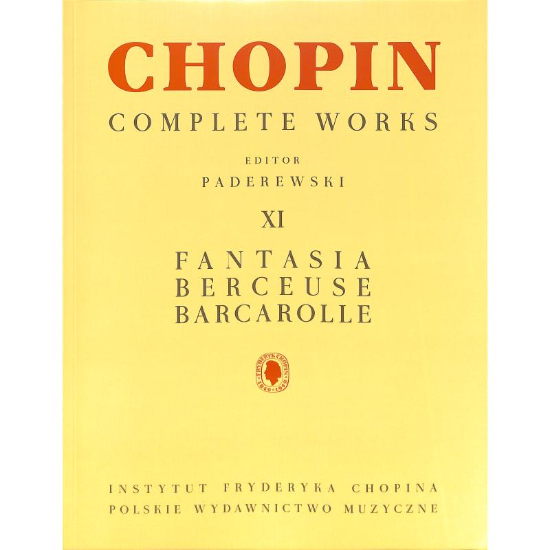 Fantasia Berceuse Barcarolle