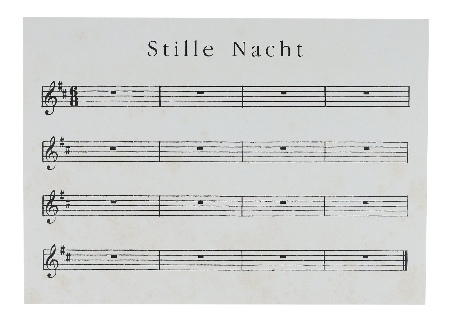 Postkarte Stille Nacht