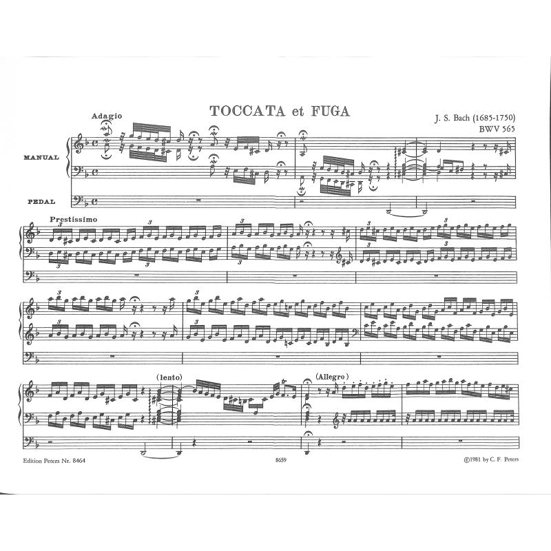 Toccata + Fuge d-moll BWV 565