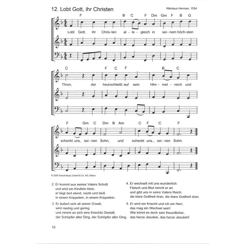 Die schönsten Weihnachtslieder