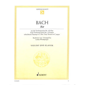 Air (Orchestersuite 3 D-Dur BWV 1068)