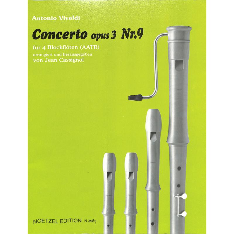Concerto grosso D-Dur op 3/9 RV 230 F 1/178