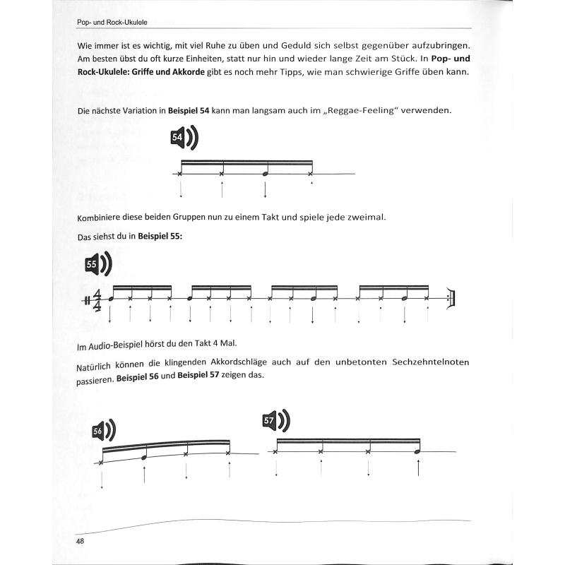 Pop + Rock Ukulele - Schlagmuster
