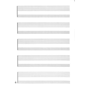 Notenblock für Gitarre / Laute