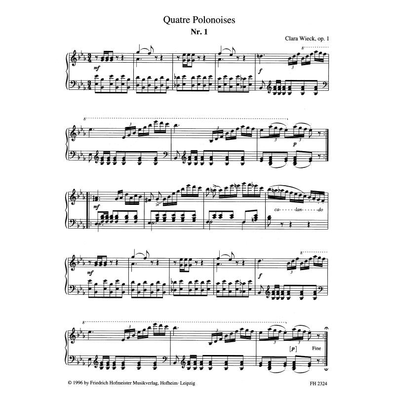 4 Polonaises op 1