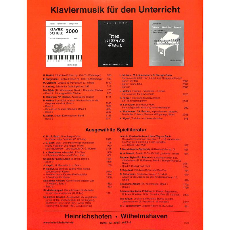 Komponierbuch für junge Klavierspieler