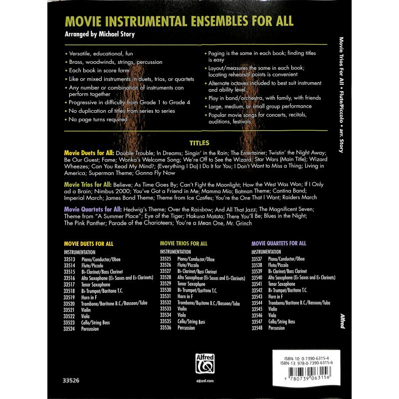 Movie Trios for all