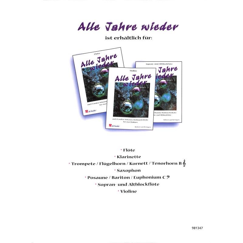 Alle Jahre wieder + 23 andere Weihnachtslieder
