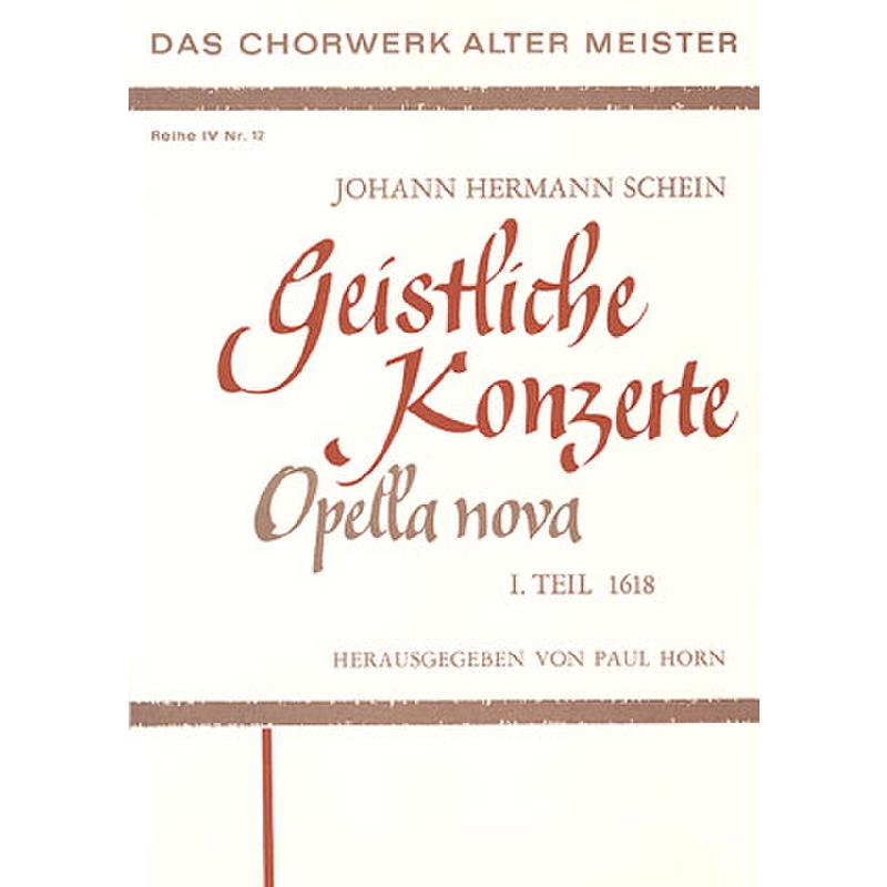 Geistliche Konzerte 1 - Opella Nova