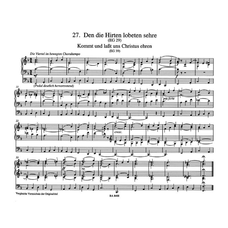 Choralvorspiele op 34 Bd 1