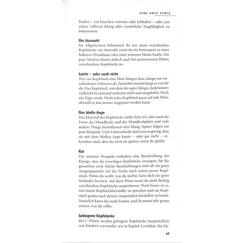 Pocket Info - Querflöte und Piccolo