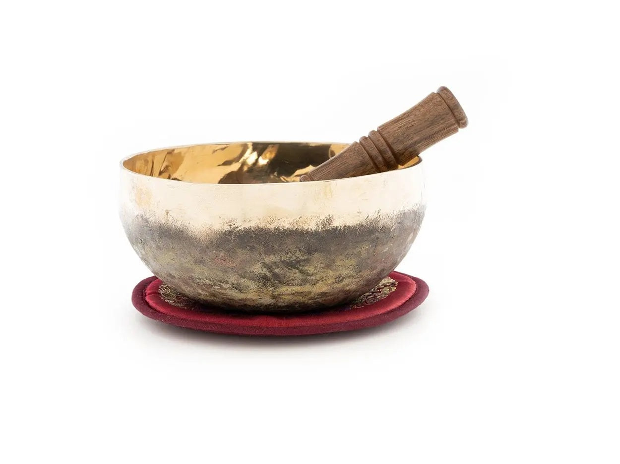 Klangschale braun/golden 830g