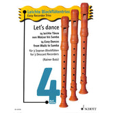 Let's dance - leichte Blockflötentrios 4