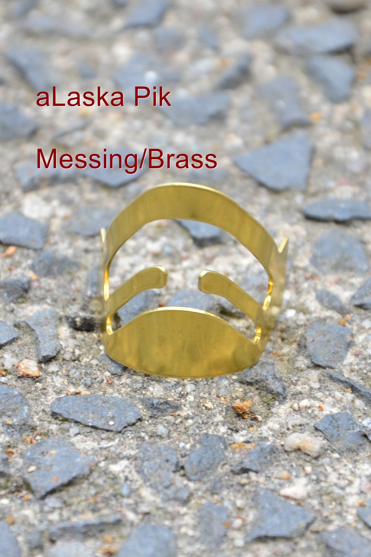 Fingerpick L Messing/Brass