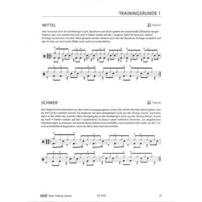 Drum training groove