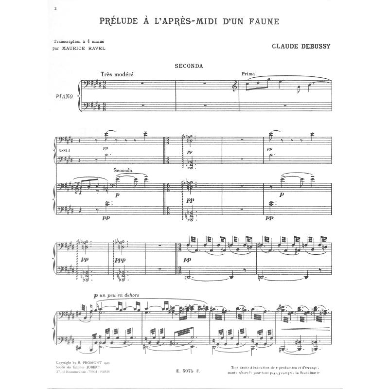 Prelude a l'apres midi d'un faune