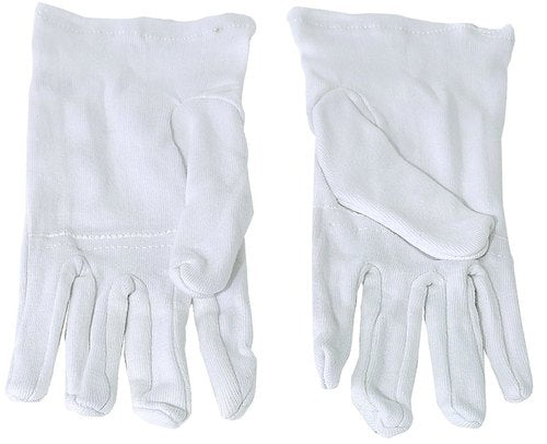 Handschuhe Baumwolltrikot Weiß ca. 24cm lang