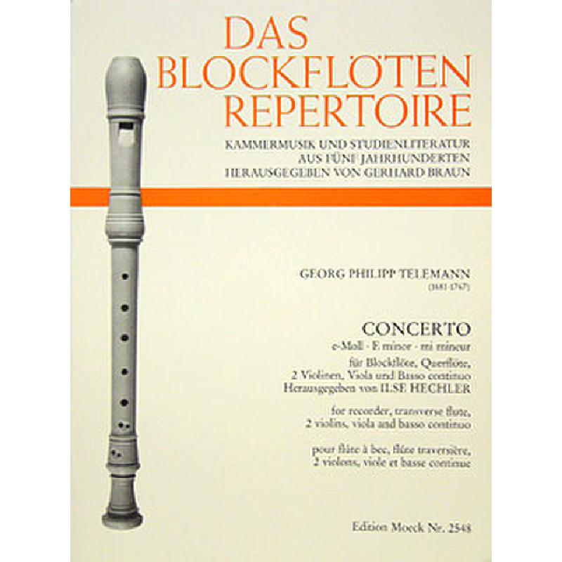 Konzert e-moll