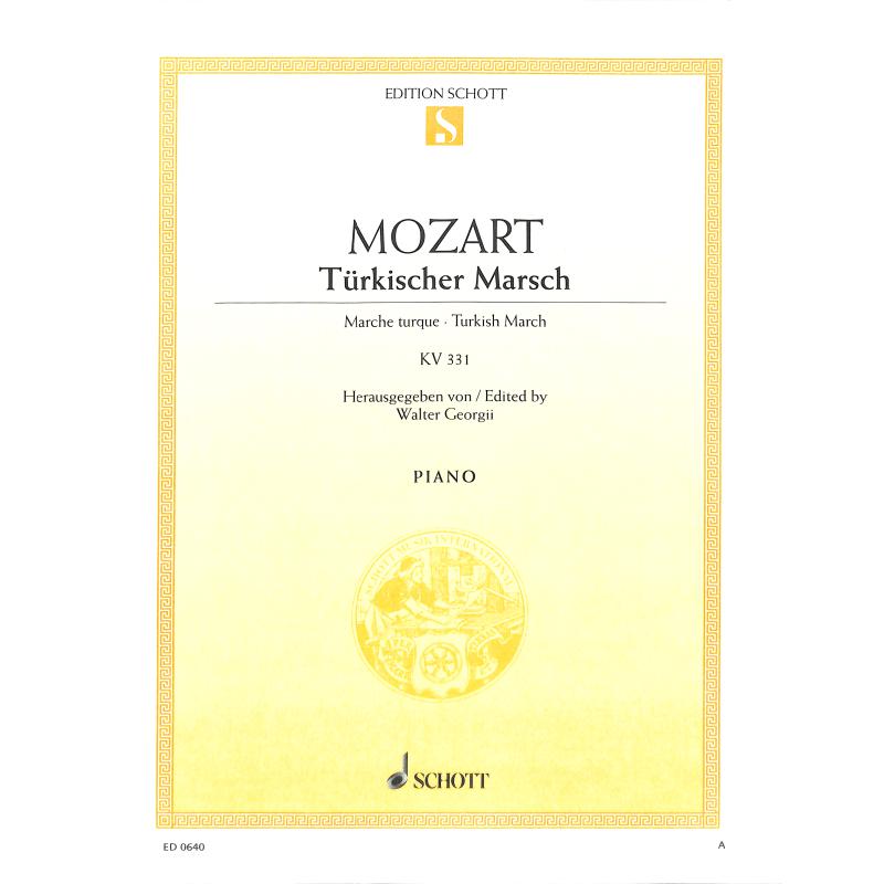 Alla turca (türkischer Marsch) KV 331