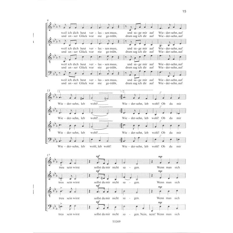 Da capo | Zugabestücke 1