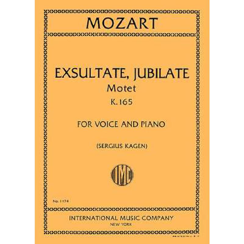 Exsultate jubilate KV 165