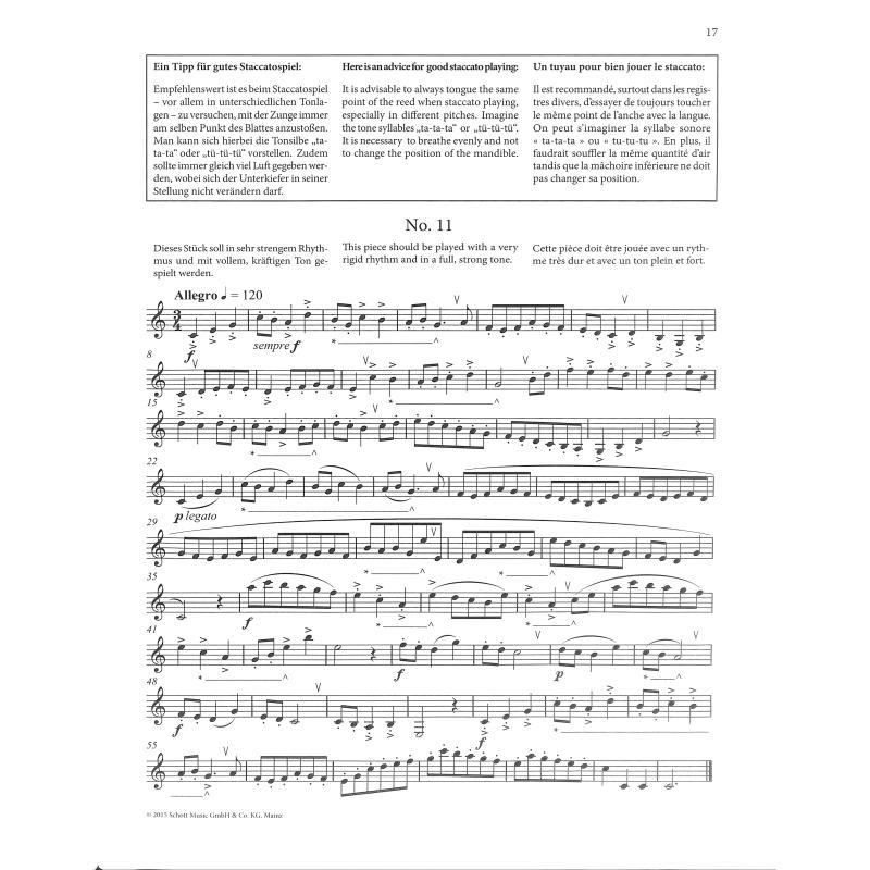 Klarinettenschule op 63 | Schule 1