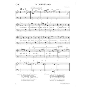 Leuchtende Weihnachtstasten